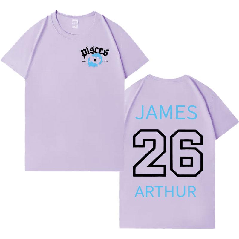 Singer James Arthur 2026 Fashion Album Tour Tee Mens Gothic Clothes Hot Sale Aesthetic Oversized Cozy Pop Short Sleeve TShirts