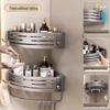 Yilv Punch-Free Aluminum Triangular Bathroom Shelf