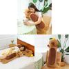 Capybara Plush Pillow Toy Soft Stuffed Animal For Kids Bedroom Decor
