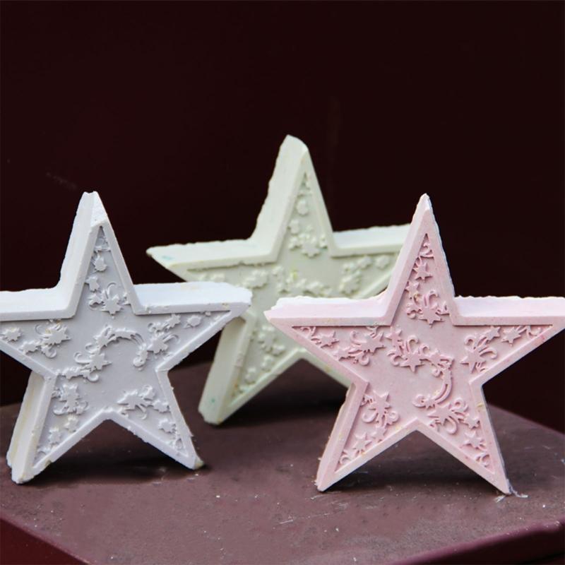 Silicone Molds Moon Molds Handmade DIY Soap Baking Molds Star Shaped Castings Molds Resin Molds for Candle Making