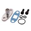 Car Turbo Oil Return/Drain Engine Block Side Flange Adapter Kit To Straight 3/4” Bard For T3 T4 T04B T04E Car Accessories