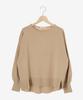 Le Coeur Blanc Hand Washable Volume Sleeve Knit Pullover 3048026400 Size 38 Bordeaux