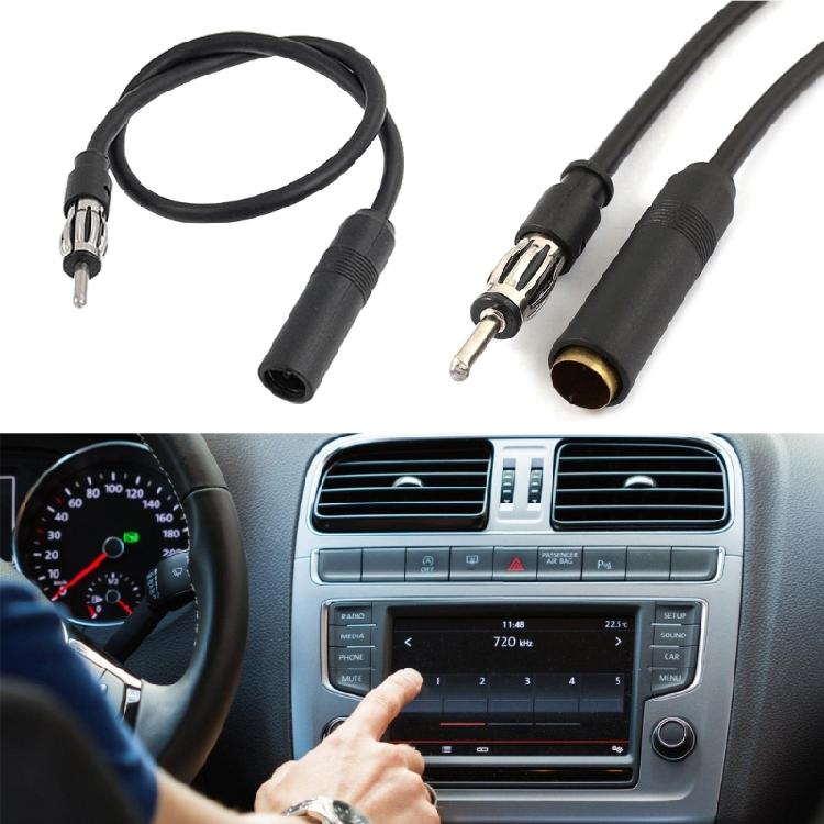 Car Radio Antenna Extension Adapter Cord, 35cm Cable Length for Better Signal Access Improved Reception In Remote Areas