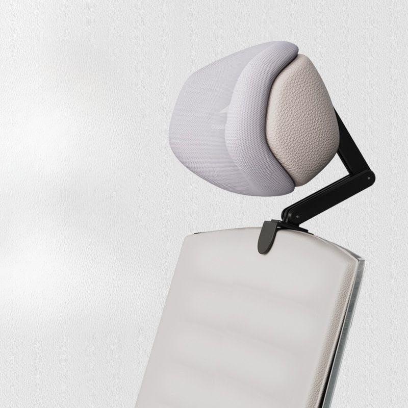 1pc Upgraded Version Memory Foam Headrest Attachment for Office Chair, Attachable Chair Head Rest,Desk Chair Neck Support темно-серого