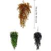 Plastic Artificial Eucalyptus Leaf Vine UV Resistant Faux Eucalyptus Leaf  Wedding Party Decor