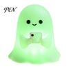 Small Flat Surface Decor Halloween Ghost Figurine, 3D Printed Cute Rock Statue, Mini Sculpture Funny Coffee Table Centerpieces Shelf Mantel Ornaments