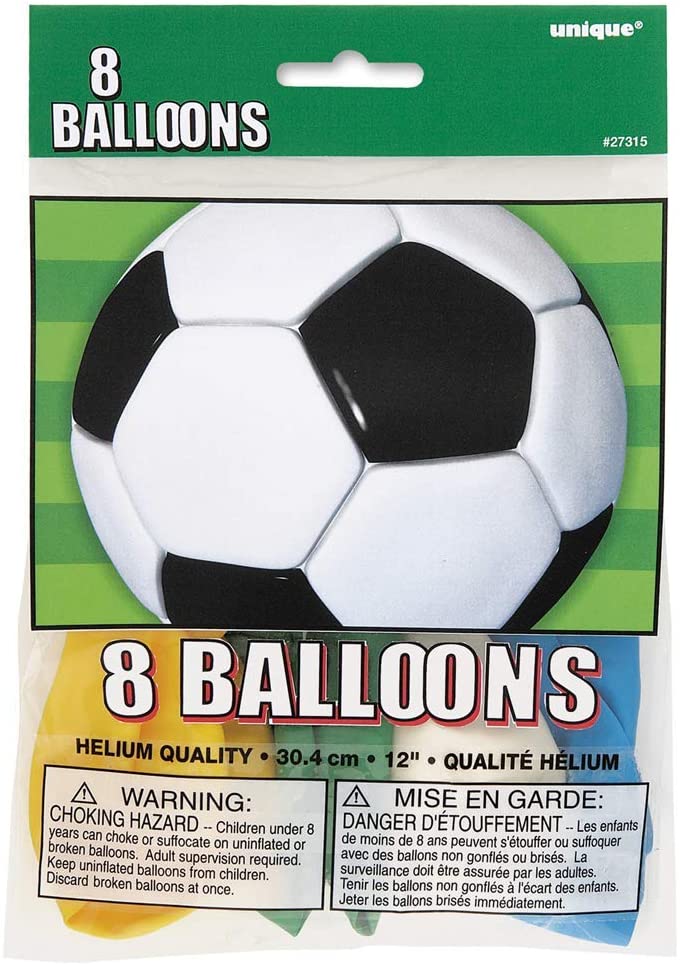Football Balloons 30cm 8 pcs