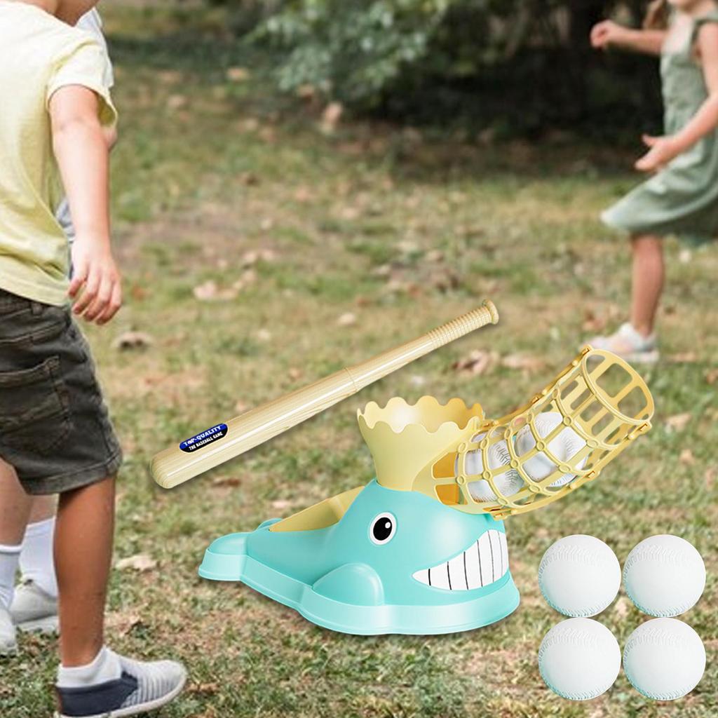 Kids Pitching Machine, Baseball Practice Pitching Game, Cute Kids Baseball