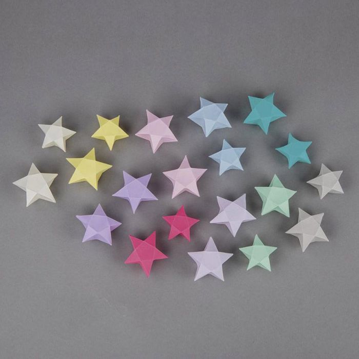 100 feuilles à plier origami 15 x 15 cm - multicolore