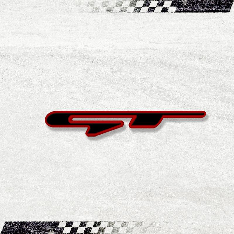 Car Sticker GT Head Front Grille Badge Metal Decal Emblem For Hyundai Sorento Sportage Rio Ceed Peugeot 208 Volvo Accessories