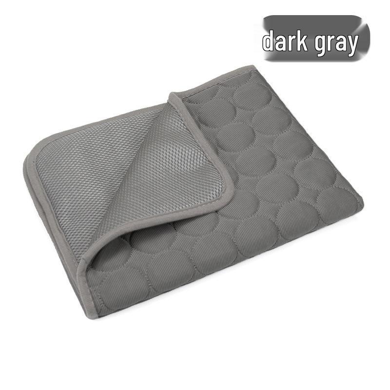 Pet Summer Cooling Mat: Breathable Ice Silk Pad for Dogs & Cats