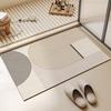 Diatomaceous Earth Floor Mat Home Bathroom Mat Door Entrance Dirt Resistant Absorbent Bath Rug