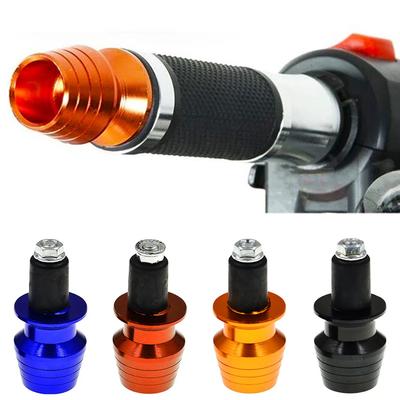 2 ΤΕΜ 7/8''22mm CNC μοτοσικλέτας γενικής χρήσης λαβές χειρολαβής τελικής λαβής μπάρα καπακιού βύσμα για Honda Yamaha Suzuki Ducati BMW Kawasaki