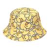 New leopard print fishing hat, casual sun protection cap, unique sun protection bucket hat, fashionable and versatile hat
