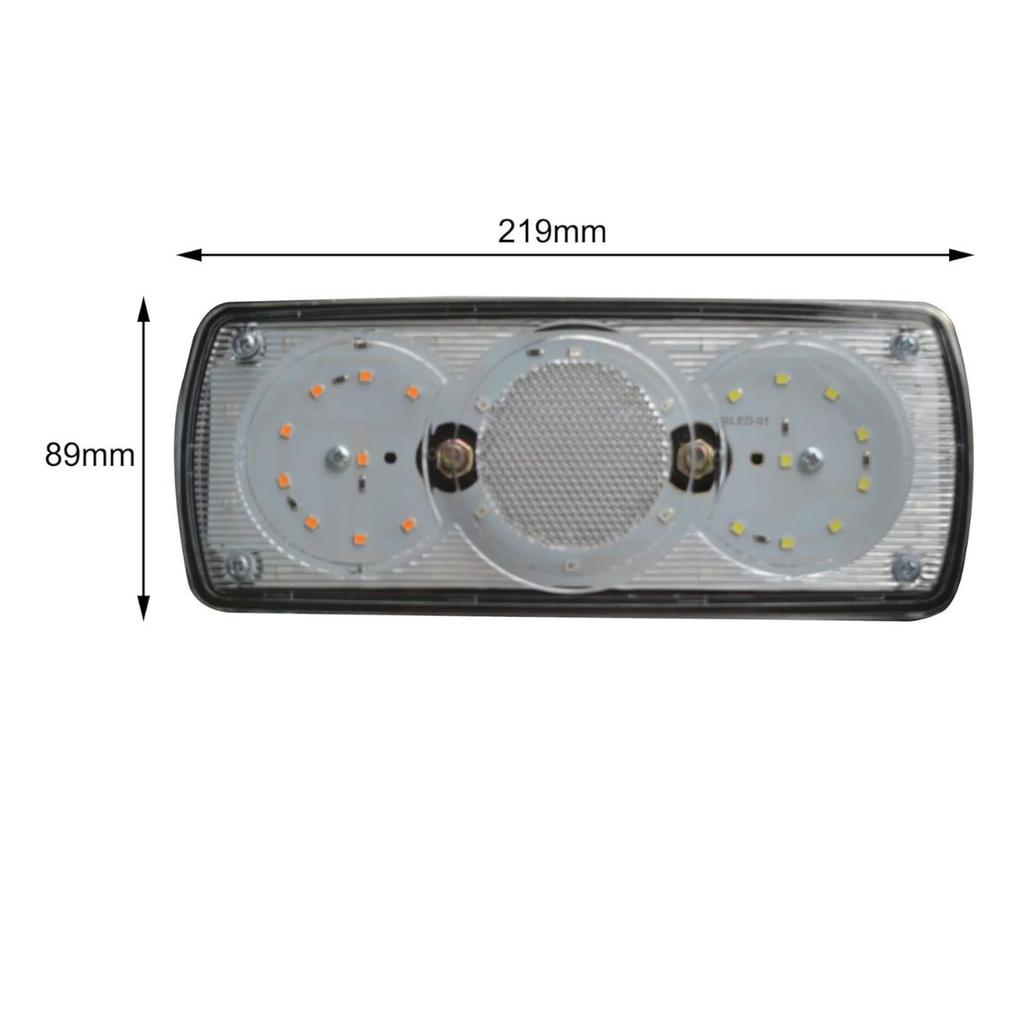 Truck LED Tail Light Bar 12V Waterproof – Turn Signal Brake Reverse Running Lights for Trailer Pickup RV Boat UTV