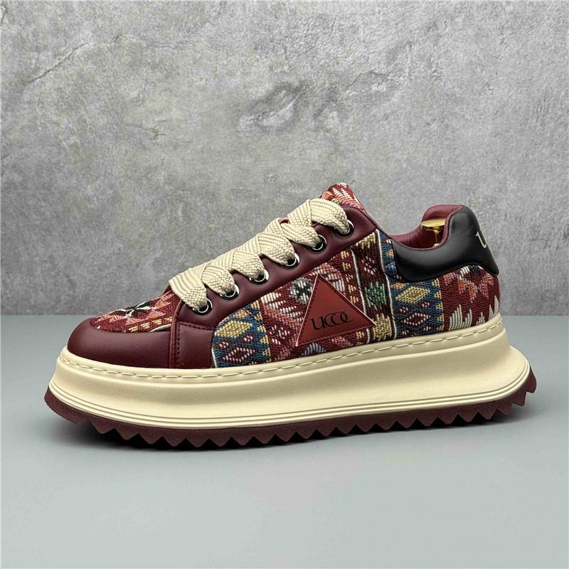 Mode Neue Designer Herren Mixed Patchwork All Match Plattform Casual Schuhe Flats Männlich Sport Laufen Walking Sneakers Zapatos Hombre