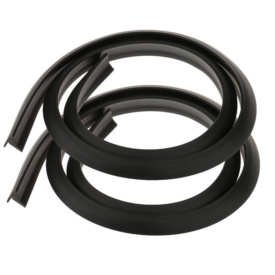 2Pc Fender Flares Wheel Protector Rubber Lip Trim Protective 150cm  for All Car