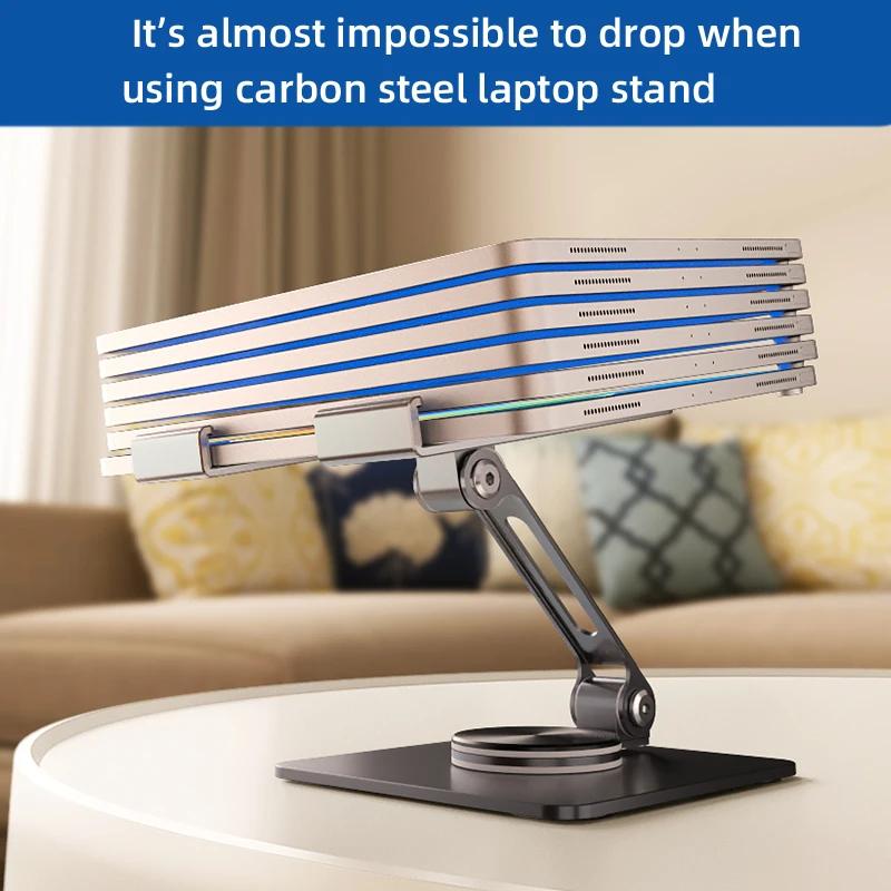 Metal Foldable Lifting Phone Holder Lazy Desktop Holder Swivel Tablet Stand Holder for IPad Pro Air Mini 10 11 12 13 Inch