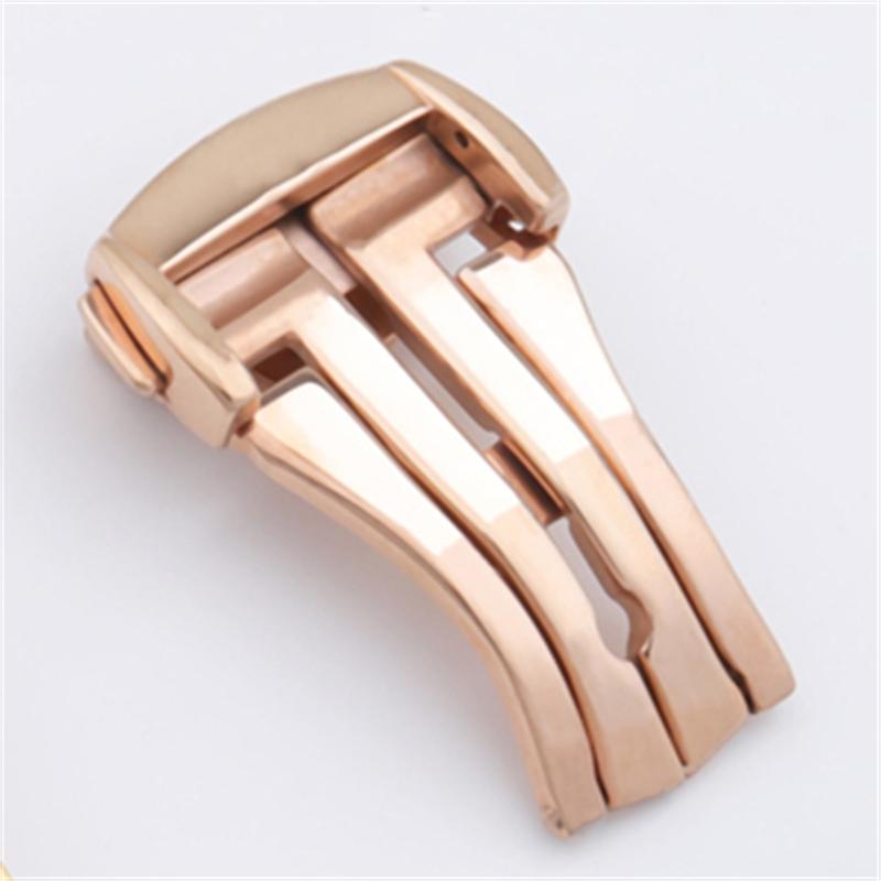 18mm 20mm Metal Watch Band Buckle for Omega Stainless Steel Folding Buckle Silver Black Clasp Deployment Clasp Accessories