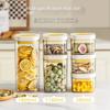Press the Vacuum Sealed Jar Food-grade Storage Box Kitchen Storage Jar Coffee Beans and Whole Grains Storage Jar