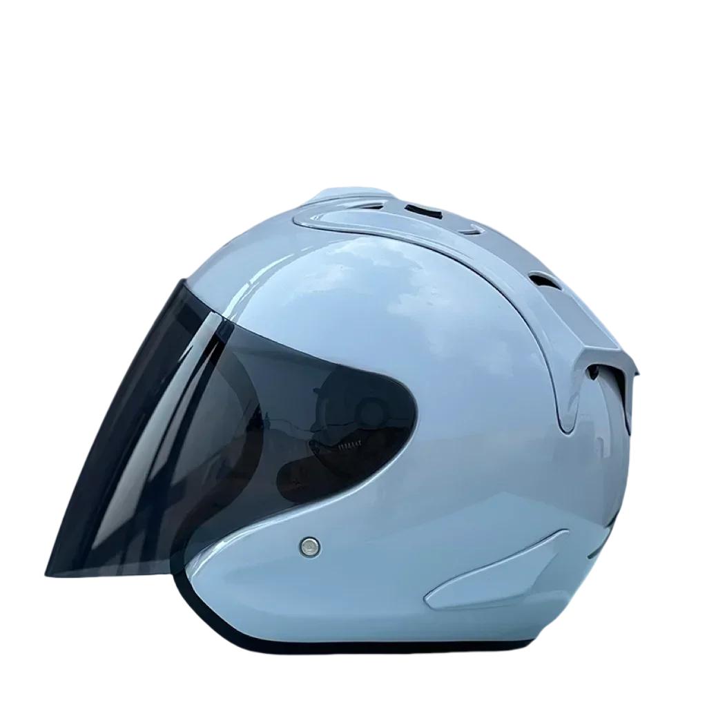 SZ Ram 3/4 Open Face Helmet Approved Racing Safety Hat Summer Season Safety Single Len Motorcycle Helmet Women Men ECE Capacete