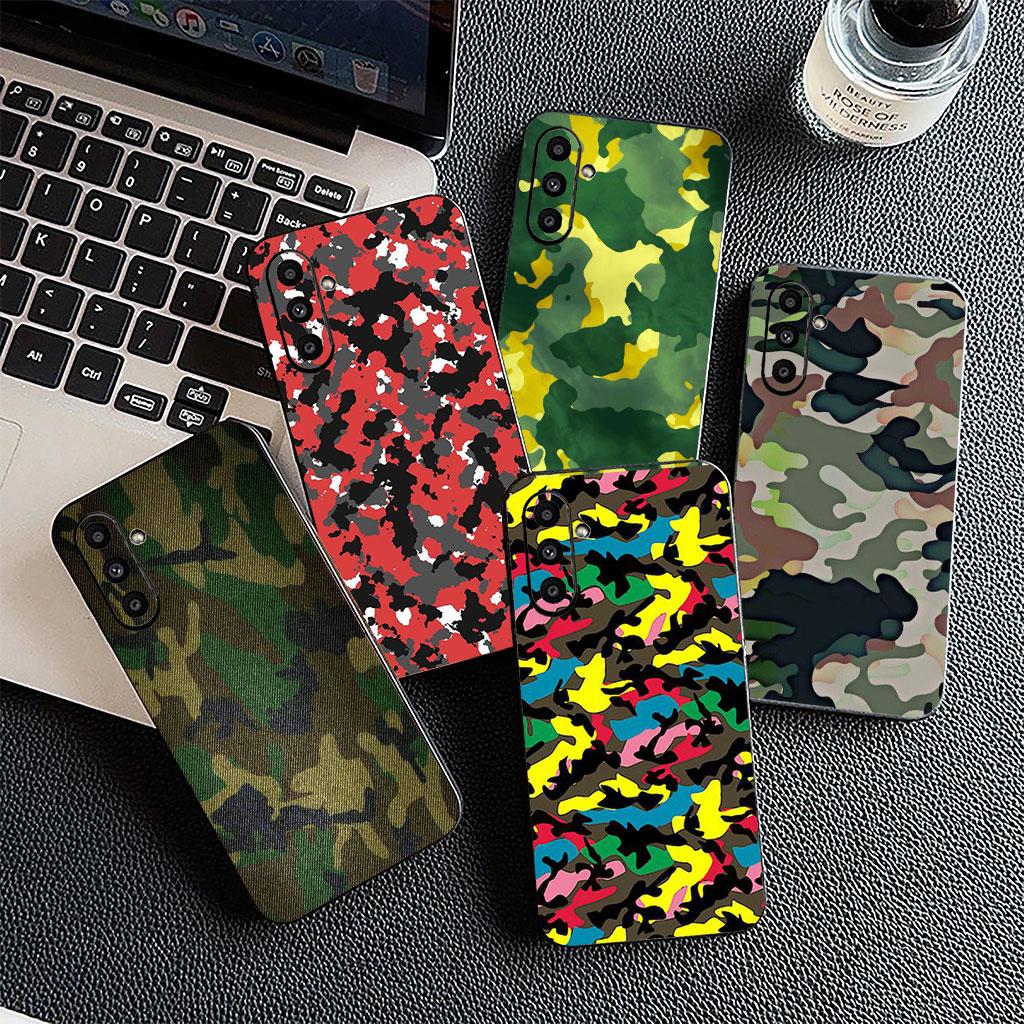 Camouflage Pattern Camo Military Army Phone Cover for OPPO A38 A18 A17 A40 A60 A80 A16 A78 A79 A54 A15 A57 4G 5G Soft Case