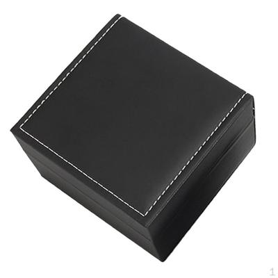 Box PU-Leder Armbanduhr-Organizer Schmuck-Vitrine