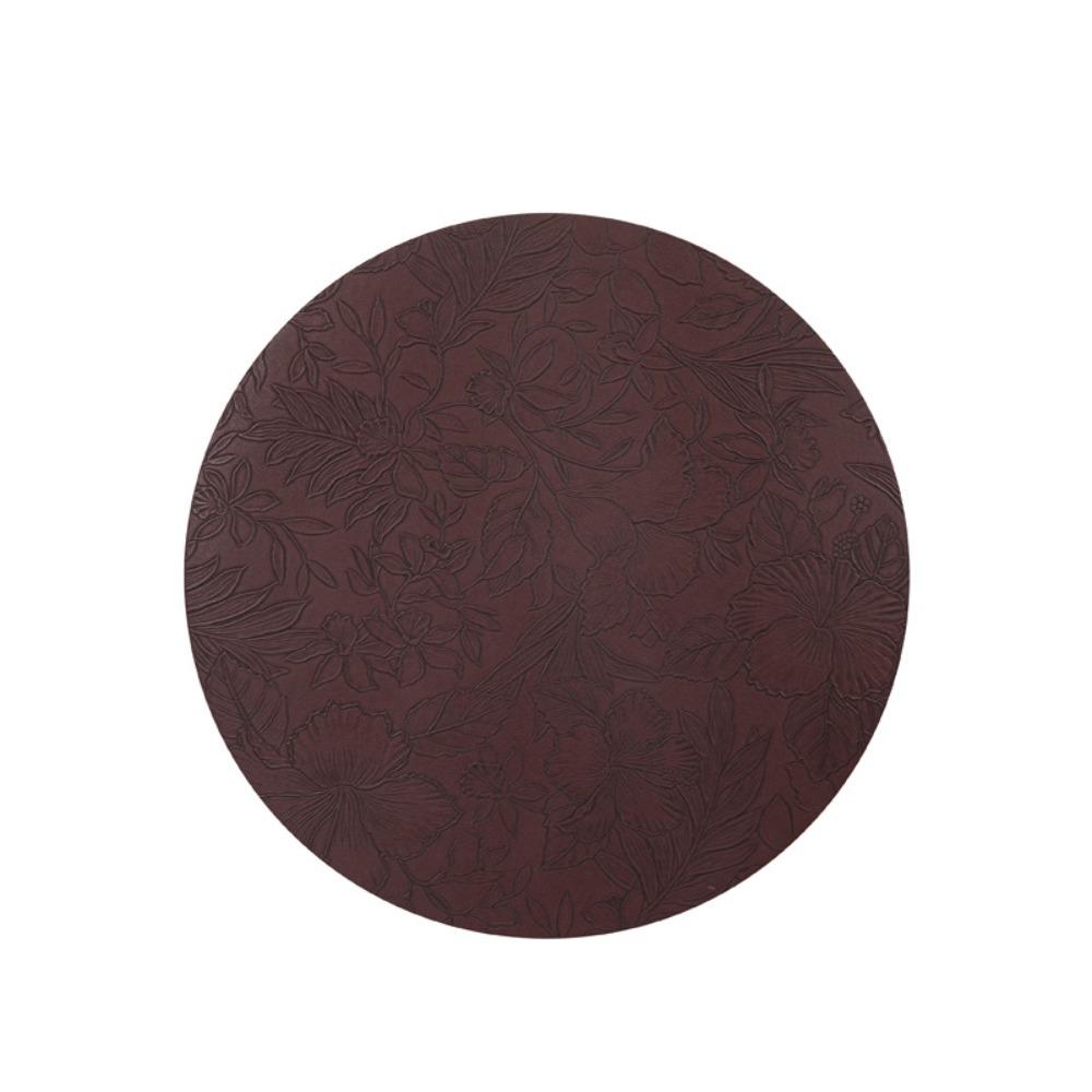 Anti Slip Placemats PU Leather Coaster High Quality Dining Table Place Mats  Household