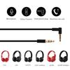 3.5mm Male to Male Straight L-shaped Headphone Cable Tablet Line Control Earphone Cord Replacement for Studio/Executive