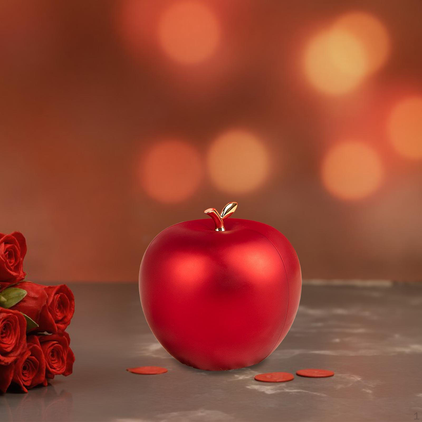 

Box Apple Rose Flower Jewelry Case Acrylic Display Holder Necklace Storage червоний
