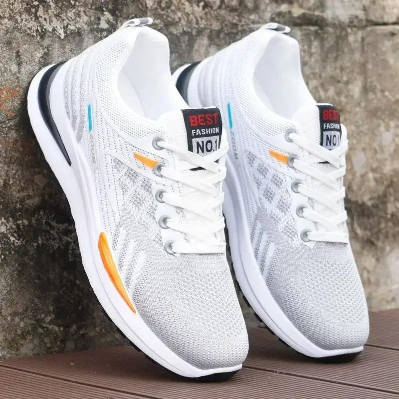 Fashion Fashion Male Shoes Outdoor Mens Sneakers 2024 New Breathable Wear-resistant Men's Running Shoes Zapatillas Deportivas De Hombre
