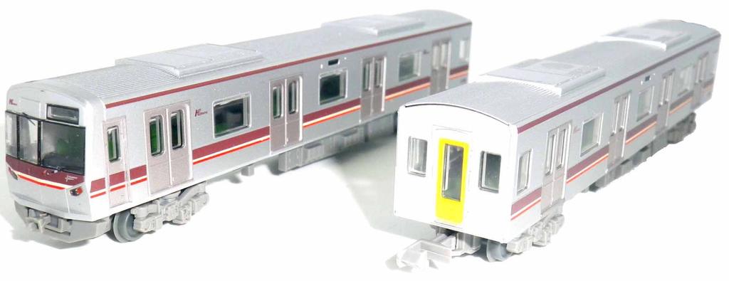Tomytec Railway Collection Kyuko Railway Type 9000 Set Basic Set Stainless Steel Kita-Osaka 2-Car 2-Car (Unpainted Car)
