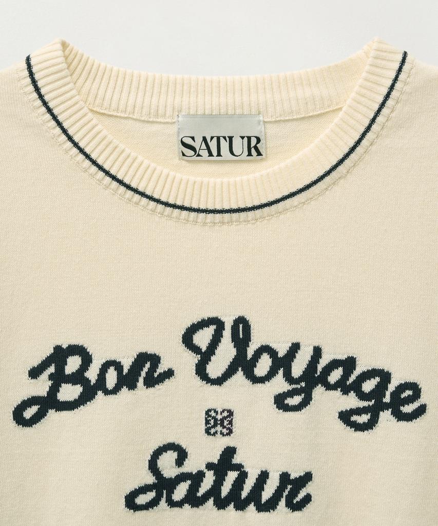 Seteo (W) Bon Voyage Puff Knit Cream Navy