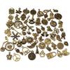 30pcs Mixed Styles Animal Heart Leaf Flower Crown Charms Pendants DIY Jewelry Findings for Necklace Bracelet Making Accessories