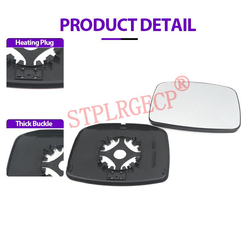For Mercedes-Benz V-Class Vito MPV W638 1996-2003 Left Right Door Side Wing Mirror Glass Heated Clear Rear View Rearview LH RH