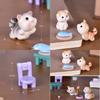 Adorable Mini Cat Figurines Model Pet Doll Featuring Exquisite Craftsmanship For Home Dcor