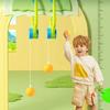 Doorway Pingpong Training Equipment Door Pingpong Game Set for Home Use with Bats and Balls for Pingpong Beginners