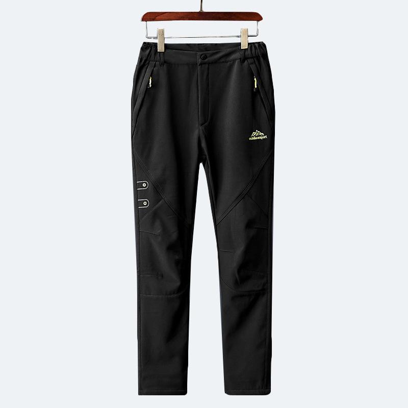 Outdoor Assault Pants pánské a dámské plus sametově hřejivá Soft Shell fleecová houpací podložka Uvnitř větruodolné nepromokavé prodyšné turistické kalhoty