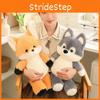 Run Little Forest Fox Plush Toy Cute Lamb Husky Rabbit Wolf Doll Children Gift