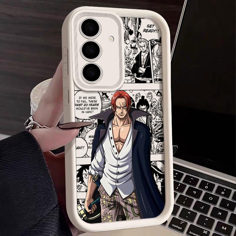 Anime O-One Pieces Shanks Phone Case For Samsung S26 S25 S24 S23 S21 S20 Ultra For Galaxy S25 S24 FE S26 Plus Soft Silicon Cover
