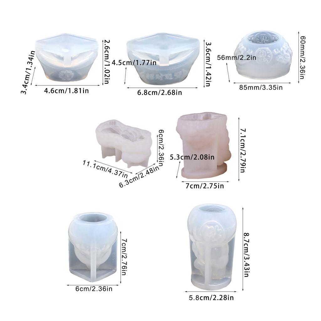 Chinesisches Neujahrs-Leckerli Silikonformen Flexible Silikon-Mousse-Kuchenformen Perfekt für DIY-Basteln und Festtagsbacken