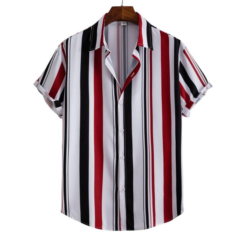 Men's Cable Knit Collar Shirt