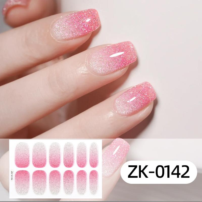 36 Stück Wasserdicht Kein Backen Gel Nagellack Folie Vollständiger Aufkleber Europäischer und Amerikanischer Stil Nagel Folien Aufkleber Nagel Folien Aufkleber