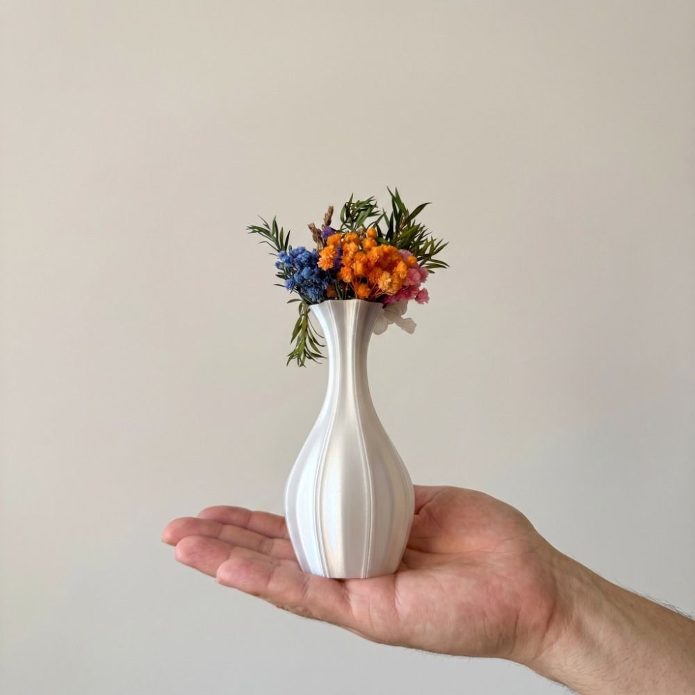 3D Printed Mini Flower Vases Simple Spiral Vase Pencil Holder Decorative Vase Indoor Use