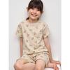 Girls Cotton Lounge Set Short Sleeve Shorts Bear
