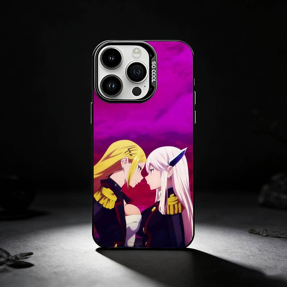 Chained Soldier Phone Case For iPhone 17,16,15,14,13,12,11 Plus,Pro Max,XS,Colored silver phone case