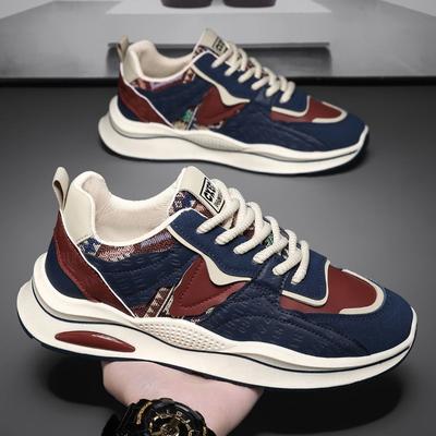 Fashion New Spring Autumn Trendy Soft Soled Sports Shoes Casual Comfortable Men's Shoes Fashion Versatile Thick Soled Men's Sneakers