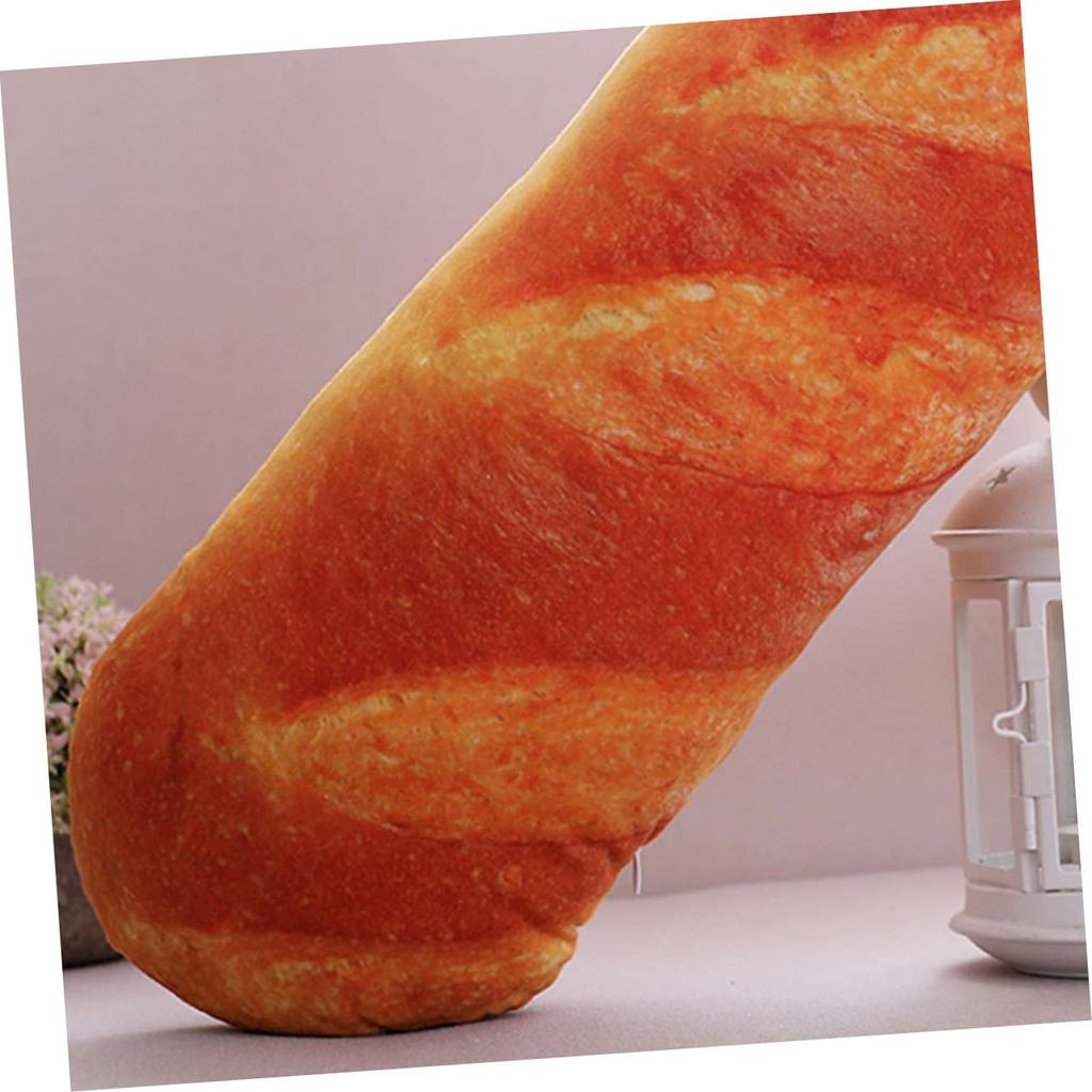 TOYANDONA French Bread Slow Pillow Plush Pillow Bread Cushion Lumbar Pillow