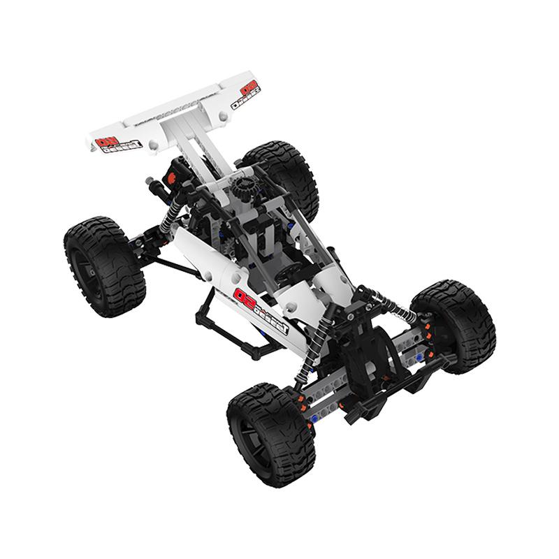 Racing Car Building Blocks Model Desert Technical Racing Car DIY Education Bricks Toys for Children Christmas Gifts
