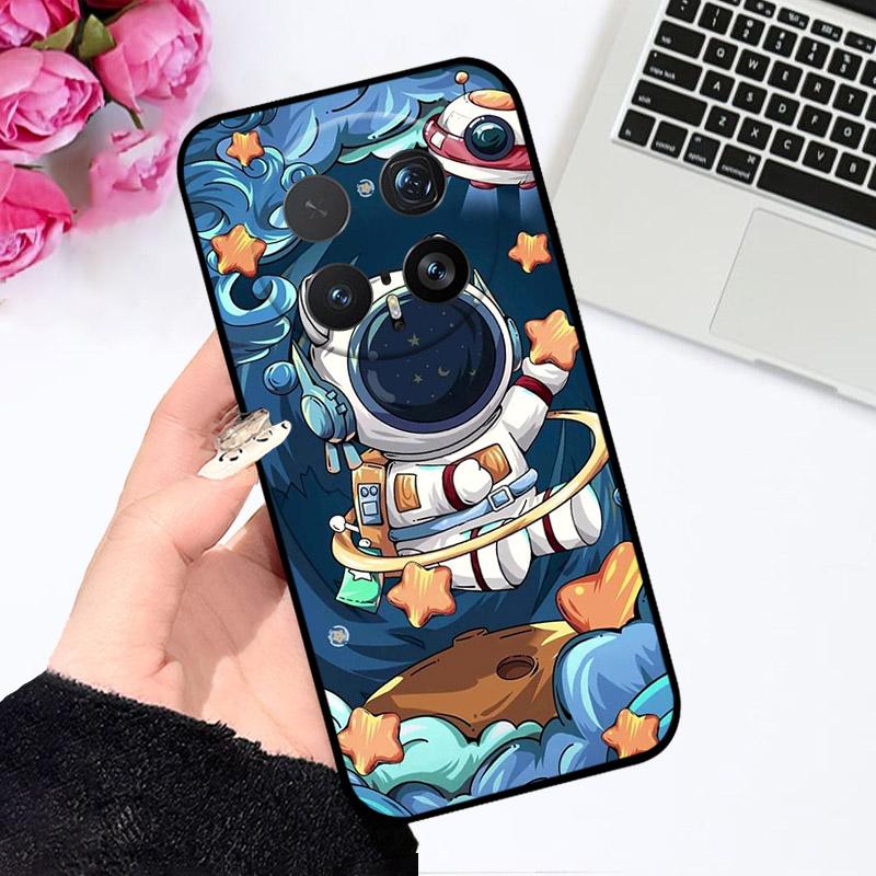 Case For Honor Magic 8 Pro 8Pro Fashion Cute Cartoon Soft Silicone TPU Phone Cover For Magic8 Pro Shell Bumper BKQ-AN00 BKQ-AN10